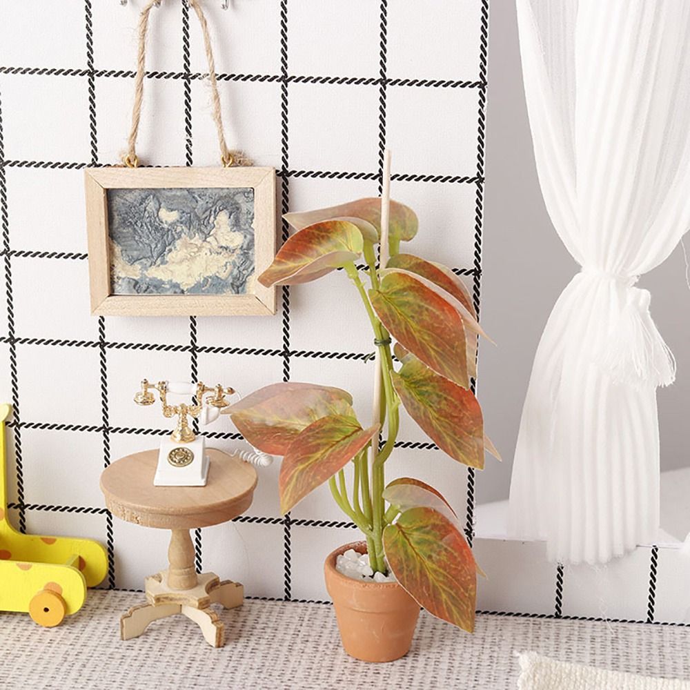 Bonsai Garden House - Creative 1:12 Dollhouse Plant Bonsai Scene