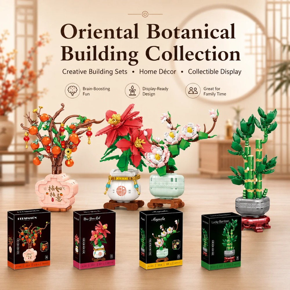 Bonsai Garden Lego - Hoa Lan Hoa Xây Dựng Khối