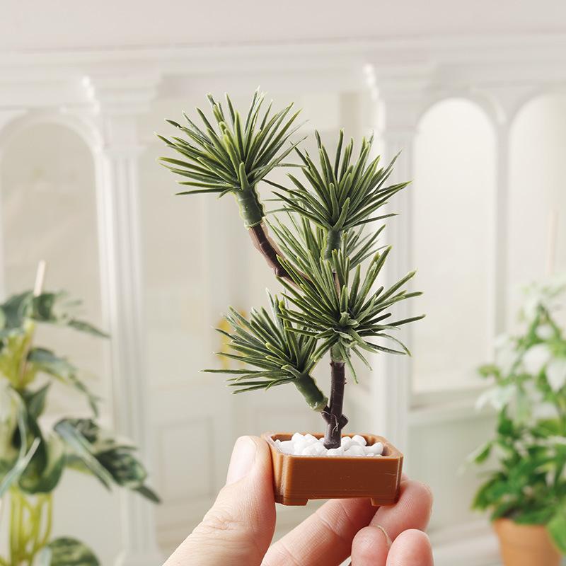 Bonsai Gardening - 1Pcs 1/12 Dollhouse Simulation Pine Tree