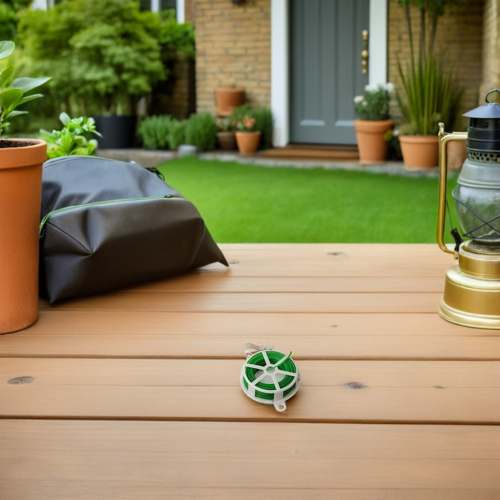 Bonsai Gardening - 1Pcs Garden Plant Tie Green Metal