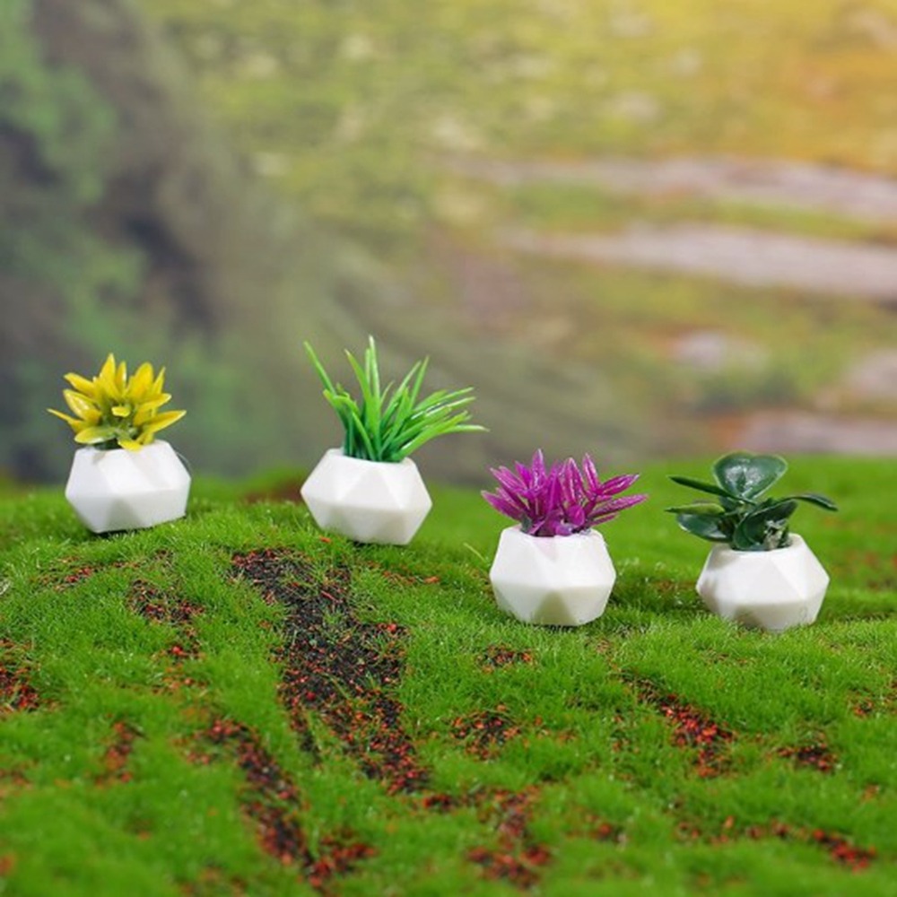 Bonsai Garden House - 1:12 Dollhouse Miniature Potted Plant Multistyles
