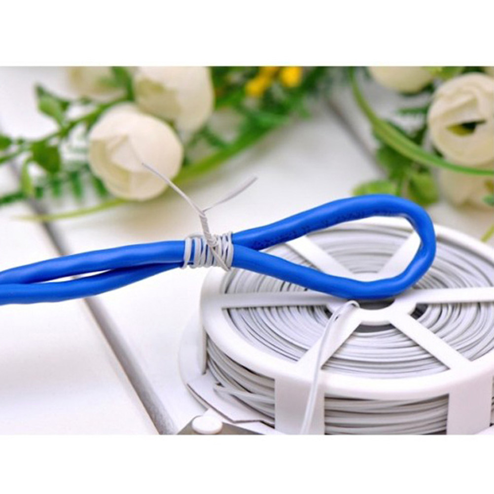 Bonsai Gardening - 3pcs Garden Tie 30 Meters White