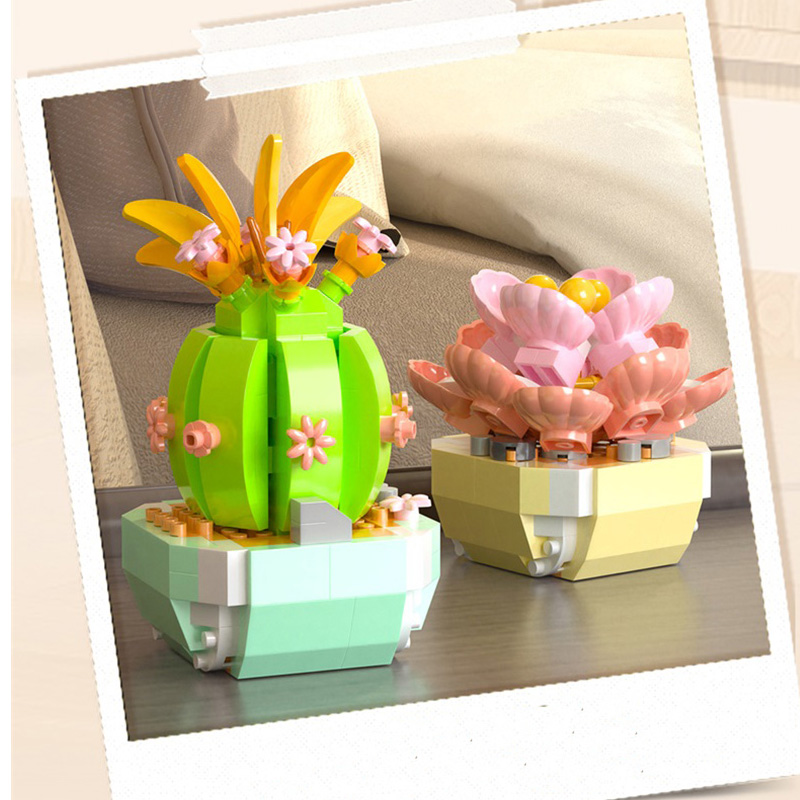 Flower Succulents Building Blo - đánh giá và giá Bonsai Garden Lego