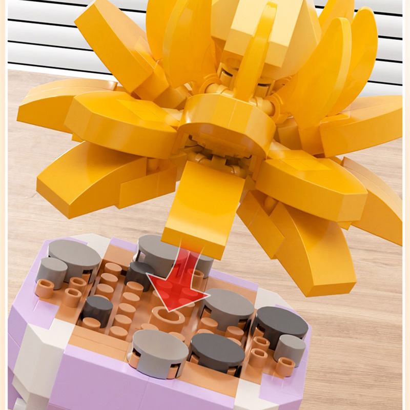 Flower Succulents Building Blo - đánh giá và giá Bonsai Garden Lego