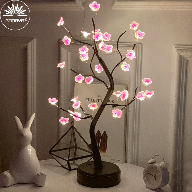Table Tree Night Light Battery - đánh giá và giá Bonsai Garden Dc
