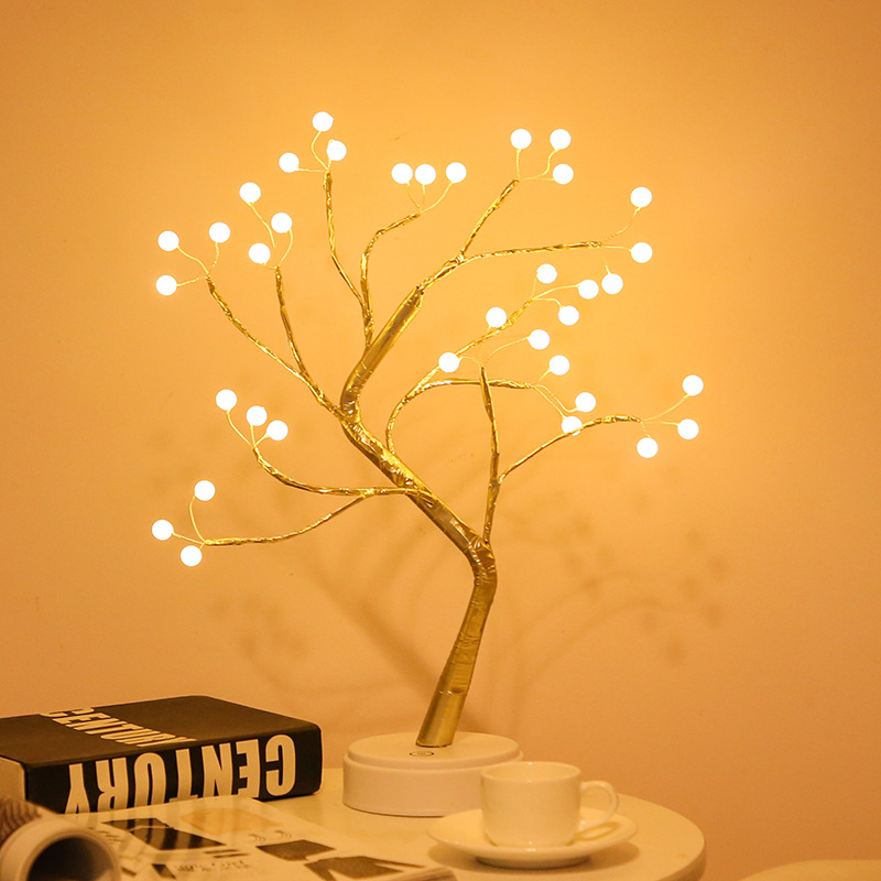 Table Tree Night Light Battery - đánh giá và giá Bonsai Garden Dc