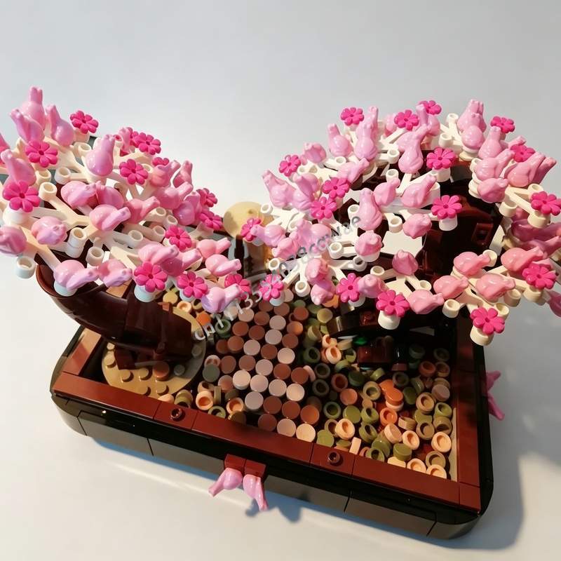 673PCS Bonsai Park Cherry Blos - đánh giá và giá Bonsai Garden Lego