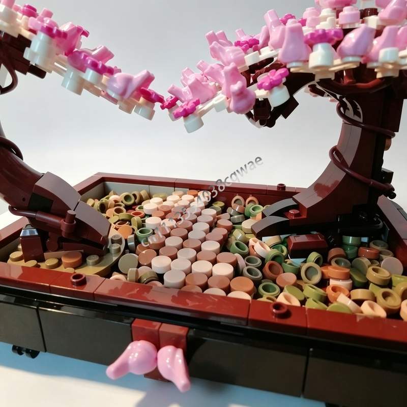 673PCS Bonsai Park Cherry Blos - đánh giá và giá Bonsai Garden Lego