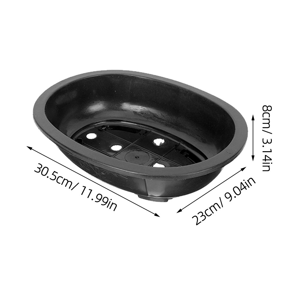 2Pcs Oval Plastic Planting Pot - đánh giá và giá Bonsai Garden Indoor