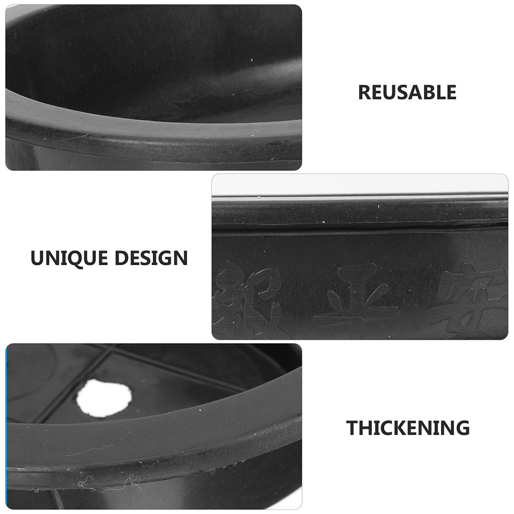 2Pcs Oval Plastic Planting Pot - đánh giá và giá Bonsai Garden Indoor