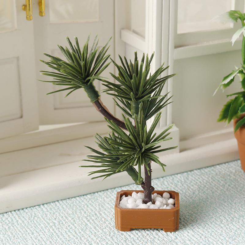1Pcs 1/12 Dollhouse Simulation - đánh giá và giá Bonsai Gardening