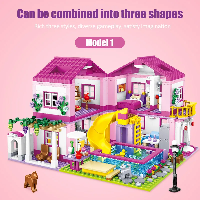 City Scale Summer Villa House  - đánh giá và giá Bonsai Garden Lego