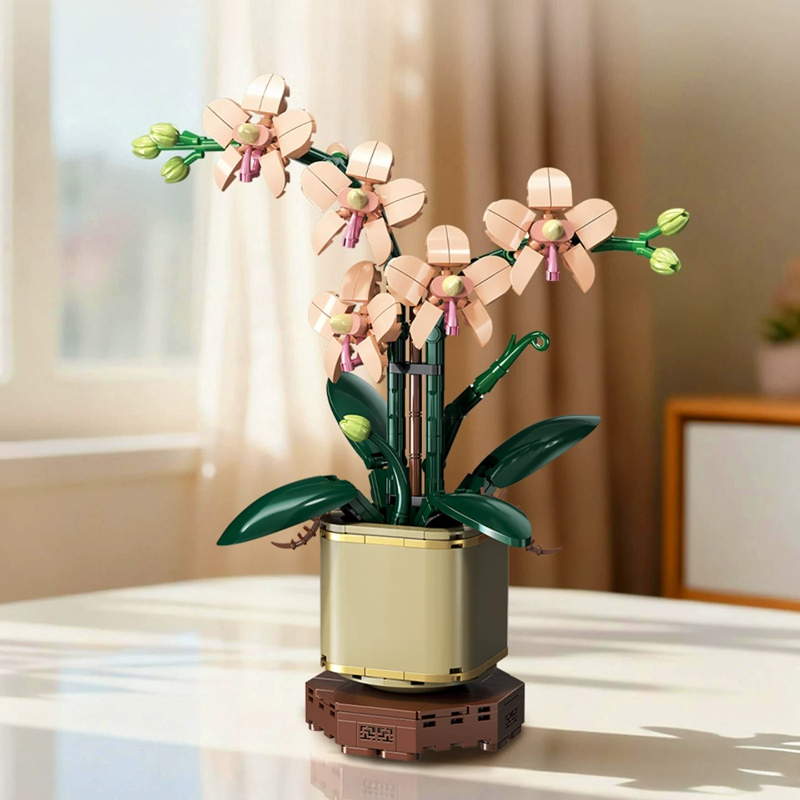 SEMBO Artificial Flowers Build - đánh giá và giá Bonsai Garden Lego