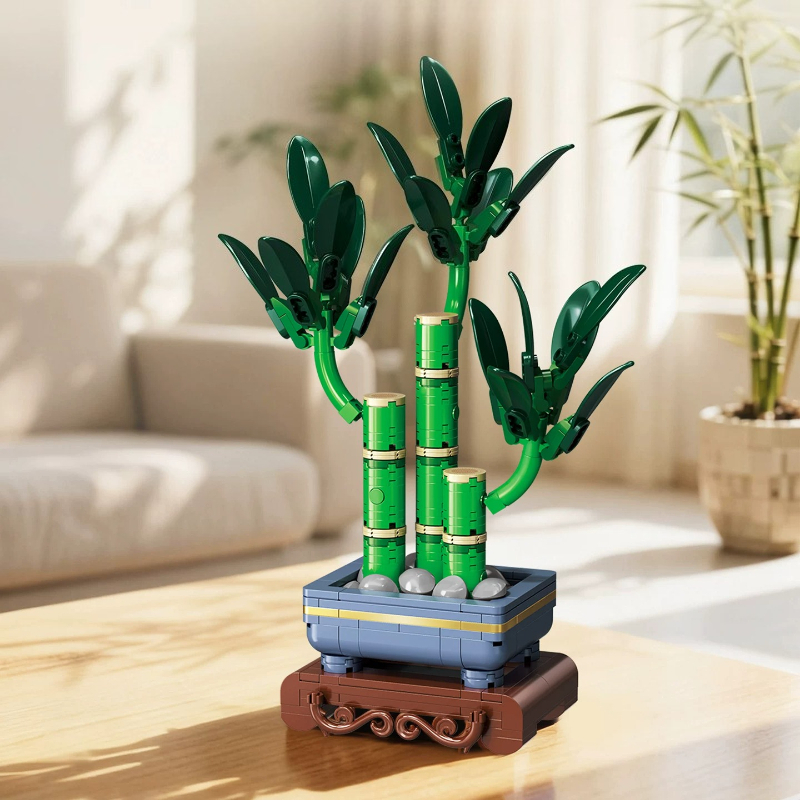 SEMBO Artificial Flowers Build - đánh giá và giá Bonsai Garden Lego