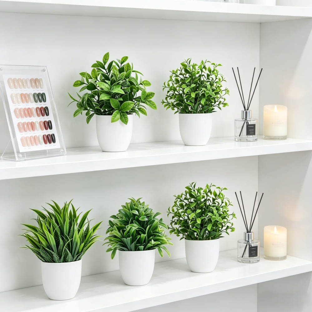 4pcs/set Mini Artificial Plant - đánh giá và giá Bonsai Garden Indoor