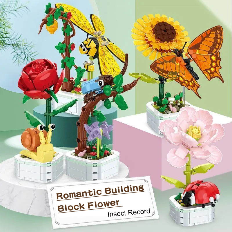 DIY Mini Butterfly Insect Pott - đánh giá và giá Bonsai Garden Lego