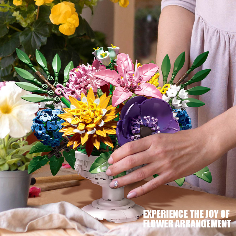 Creative 1081Pcs Flower Garden - đánh giá và giá Bonsai Garden Lego