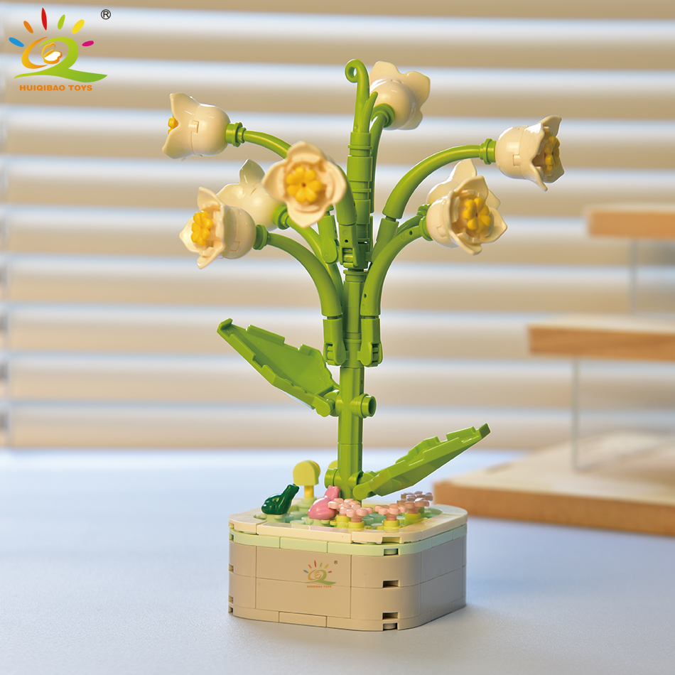 HUIQIBAO MOC Flower Succulents - đánh giá và giá Bonsai Garden Lego