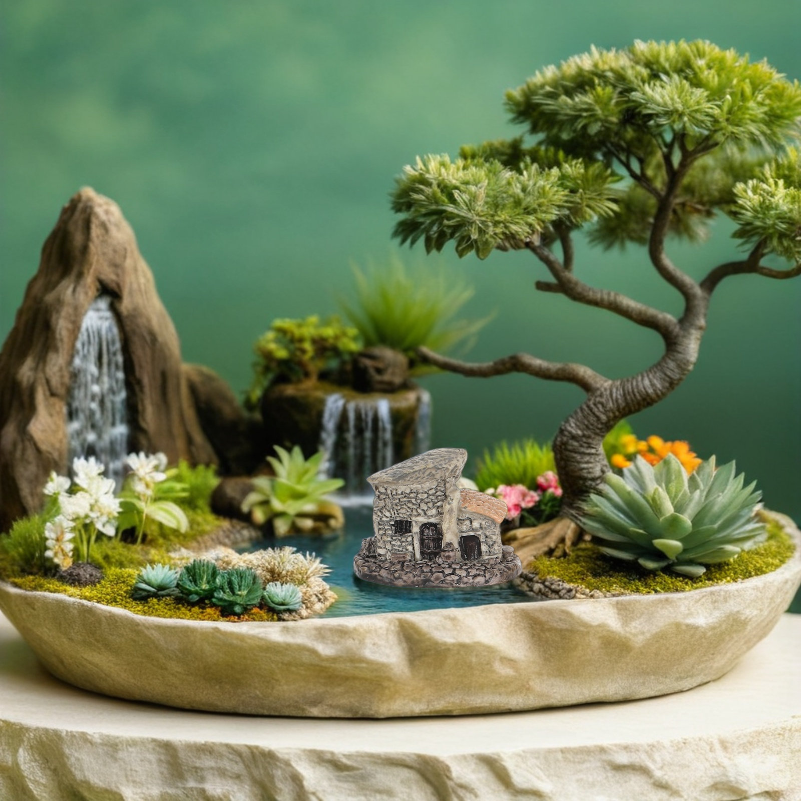4Pcs Miniature Resin Fairy Gar - đánh giá và giá Bonsai Garden House