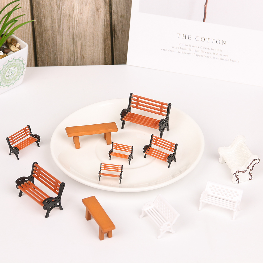 1PC Resin Miniature Bench Stoo - đánh giá và giá Bonsai Garden House