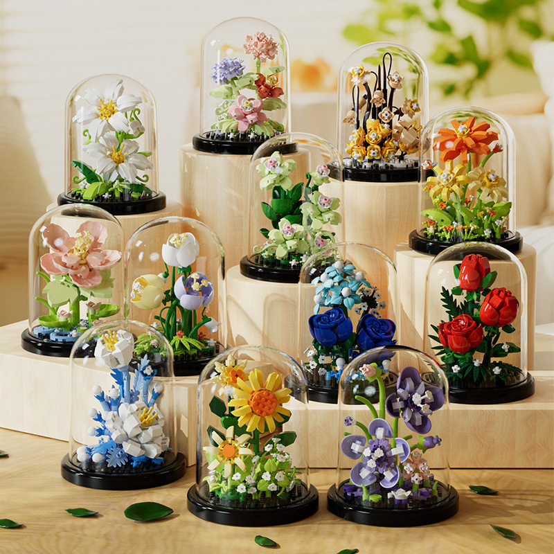 Flower Bouquet Bonsai Building - đánh giá và giá Bonsai Garden Lego