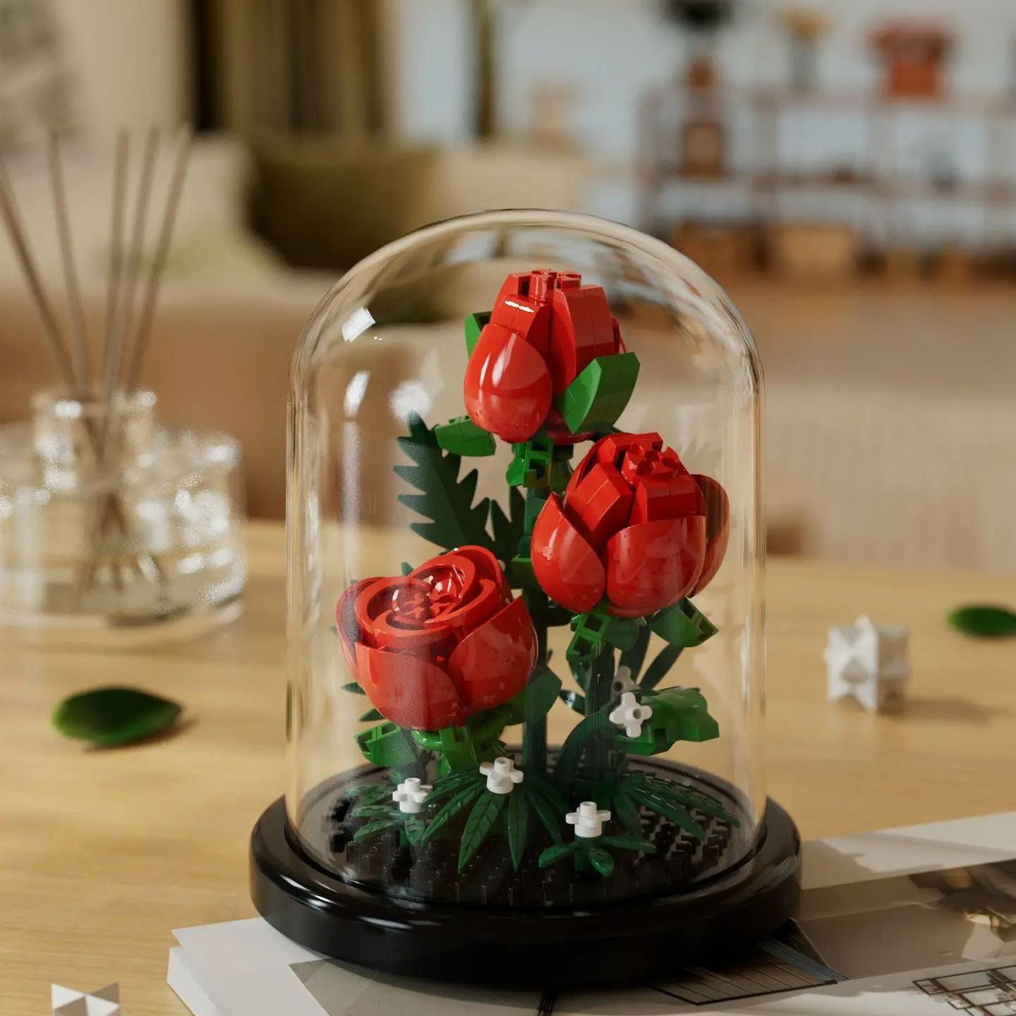 Flower Bouquet Bonsai Building - đánh giá và giá Bonsai Garden Lego