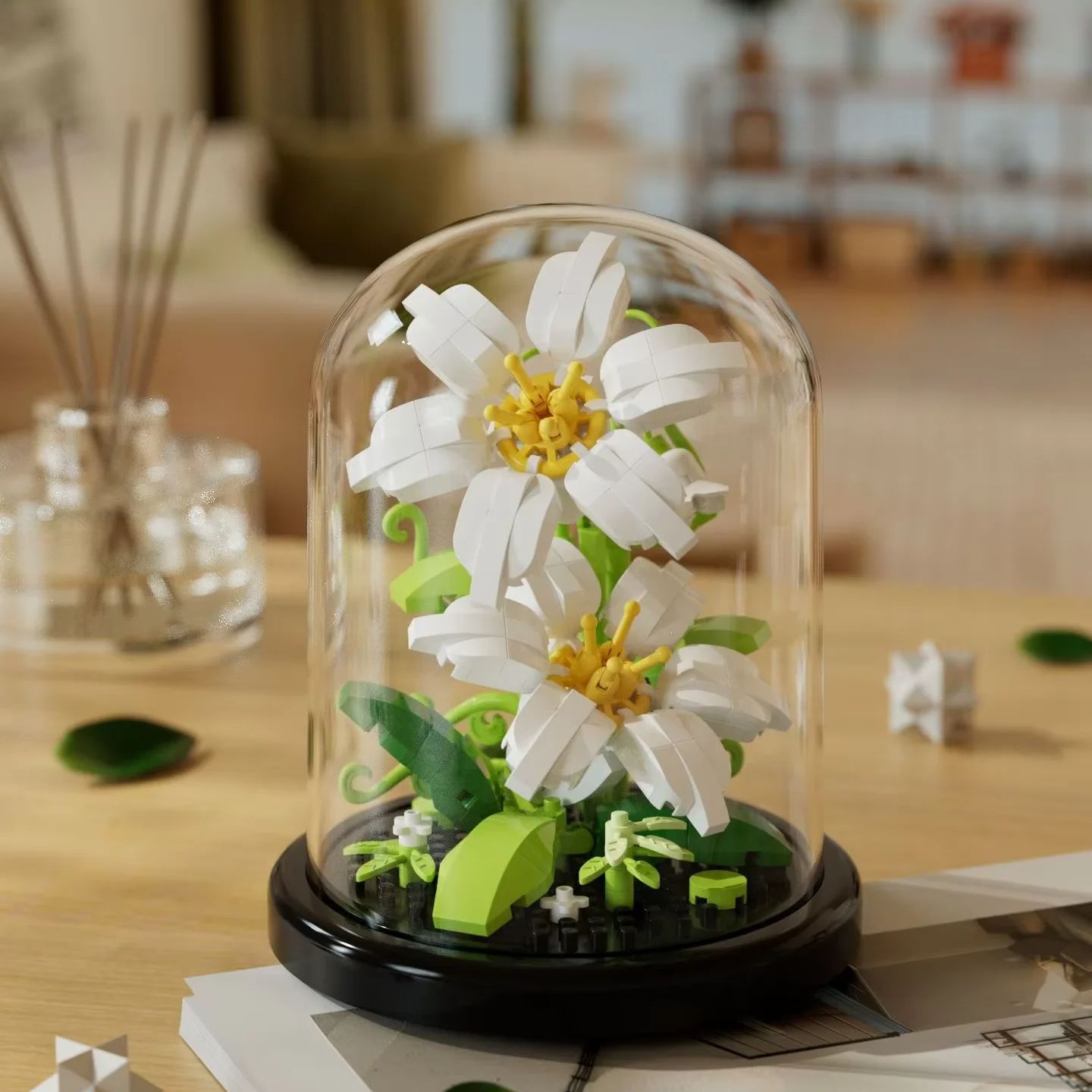 Flower Bouquet Bonsai Building - đánh giá và giá Bonsai Garden Lego