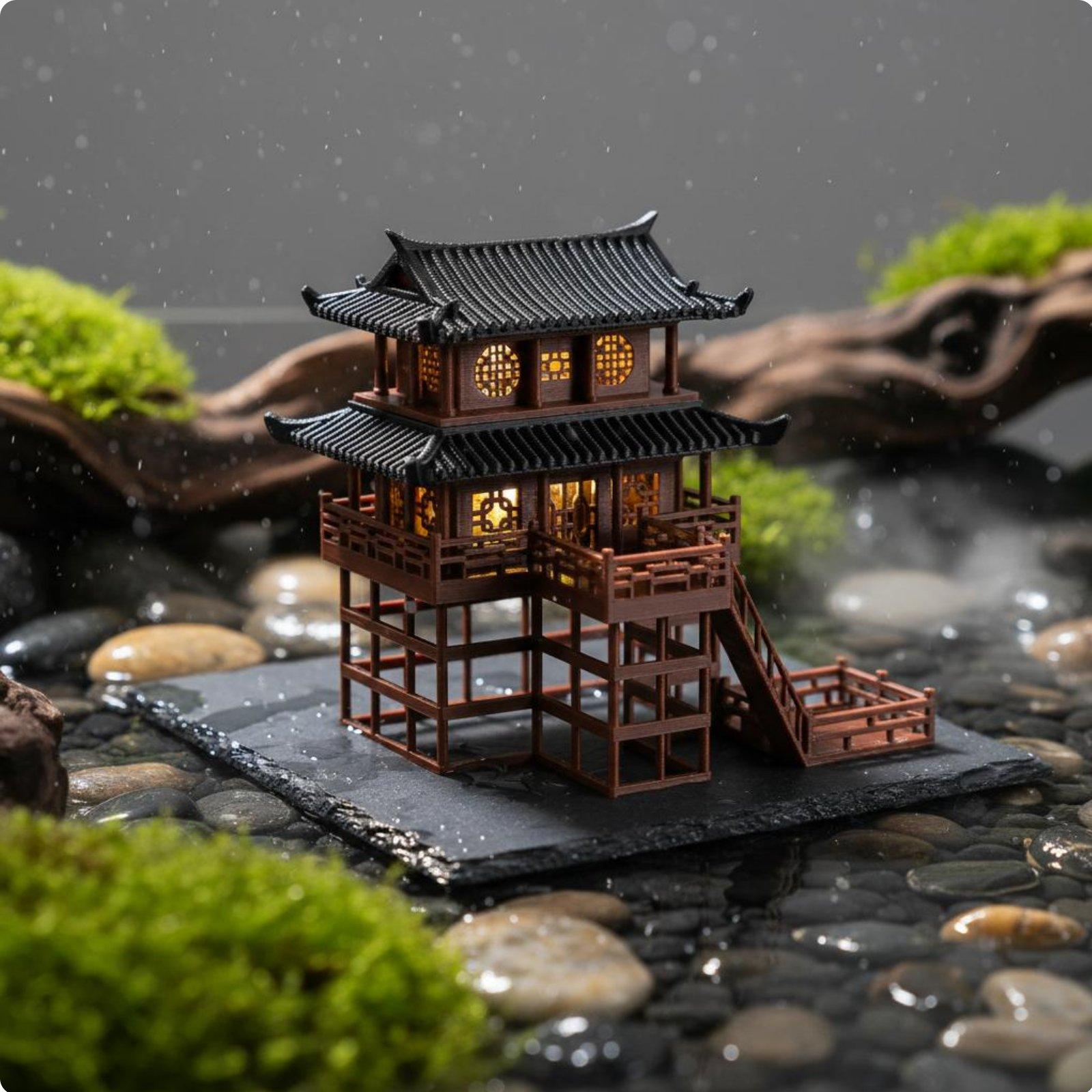 Bonsai House Tabletop Plastic  - đánh giá và giá Bonsai Gardening